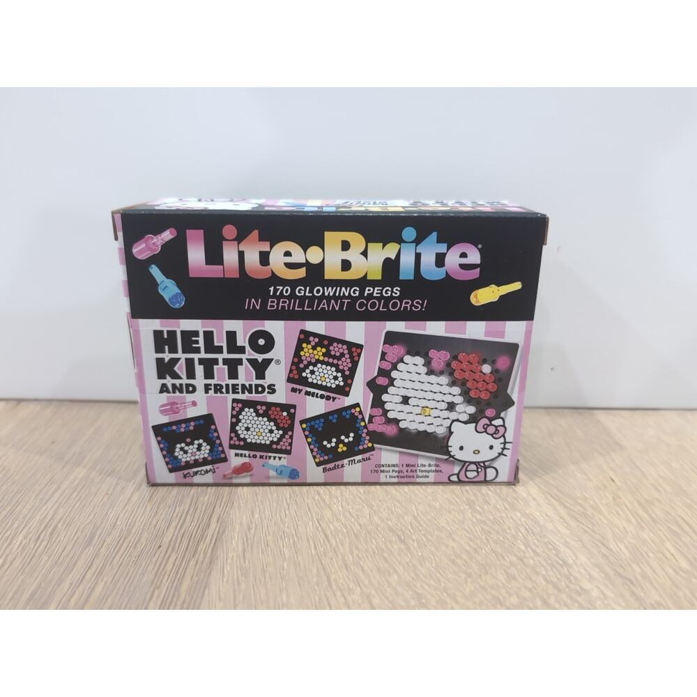 Brand New Hello Kitty And Friends Mini Size Lite Brite Lite•Brite 176 Pieces